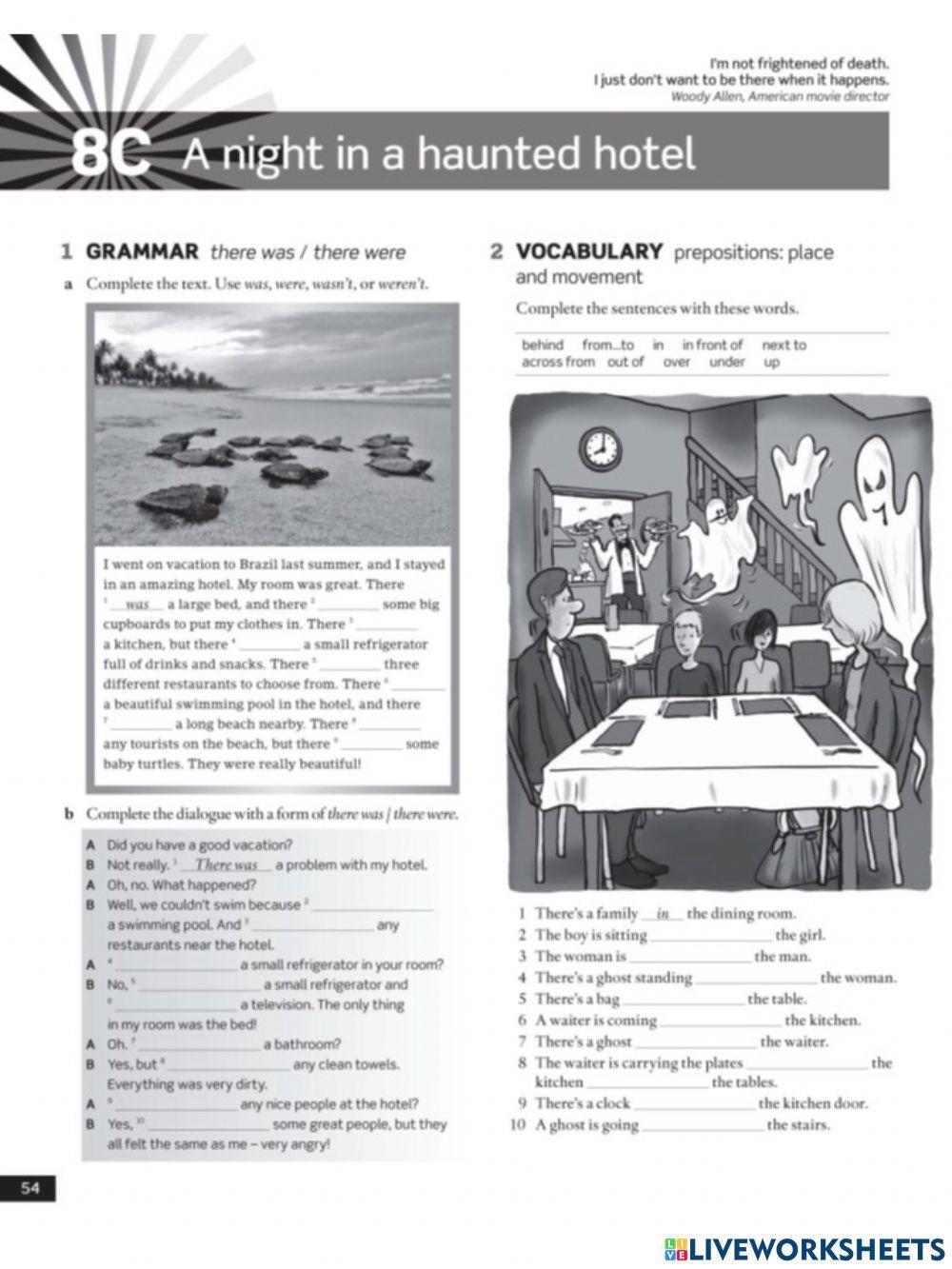 A night in a haunted hotel