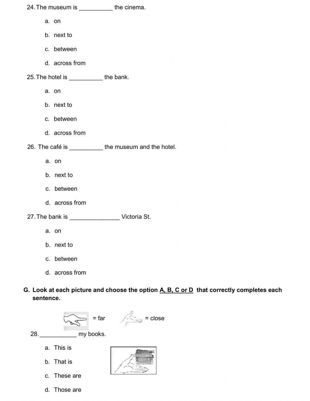 WRITING PLACEMENT TEST 2022