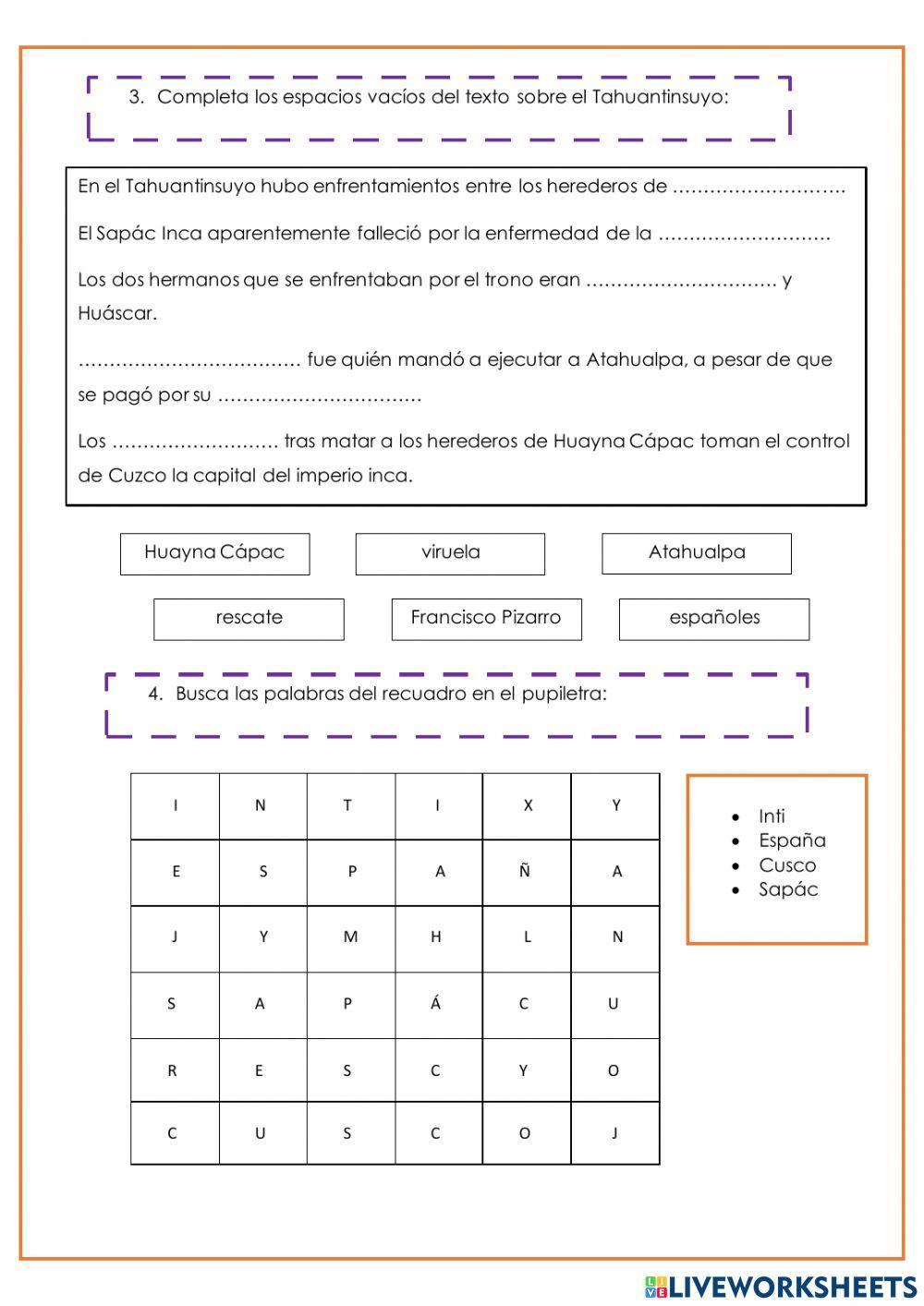 Fin del imperio incaico