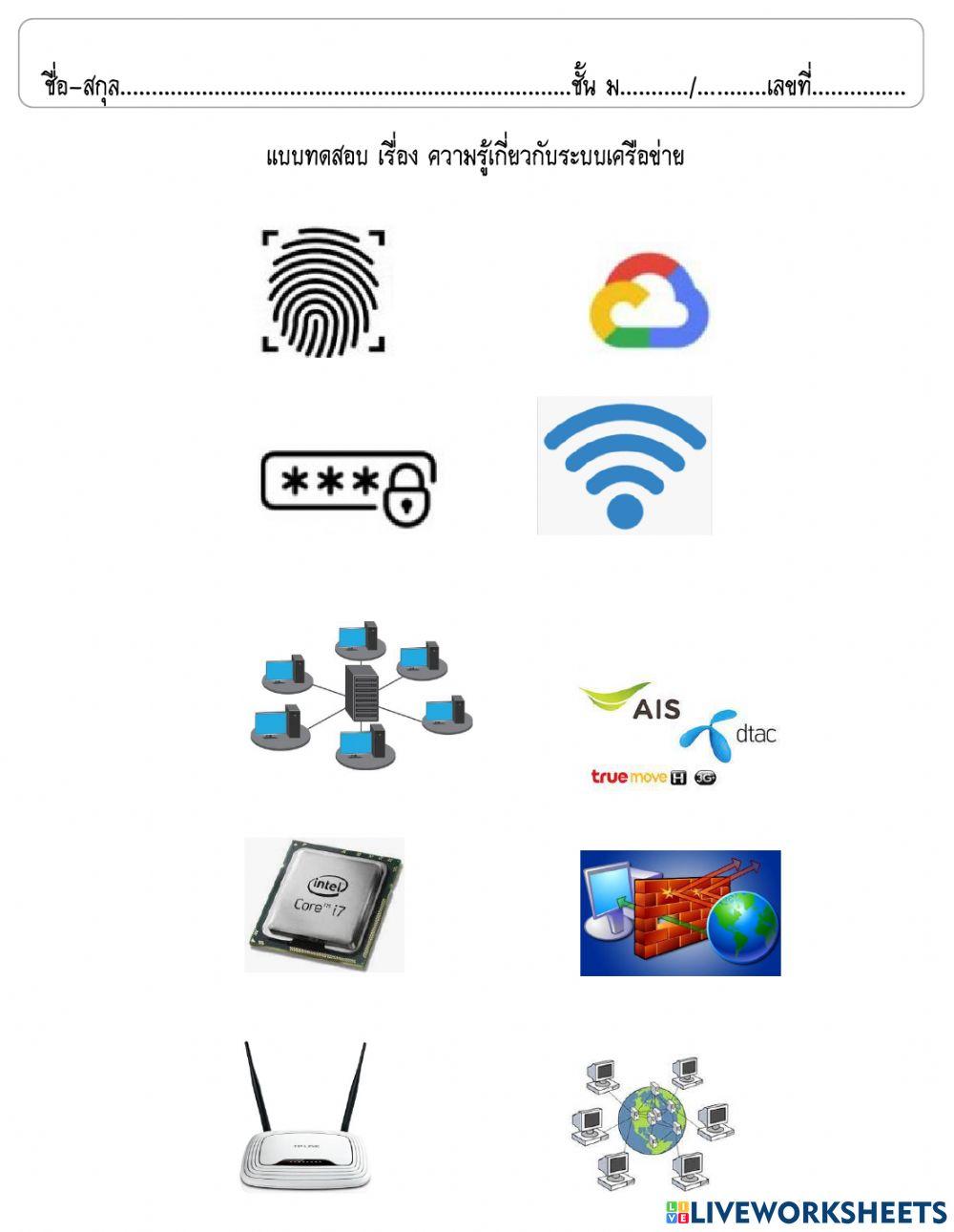 ความรู้เกี่ยวกับระบบเครือข่าย