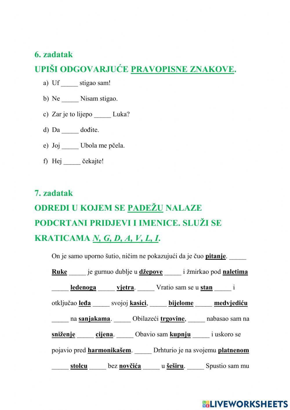 Ponavljam što znam (1) - 6.