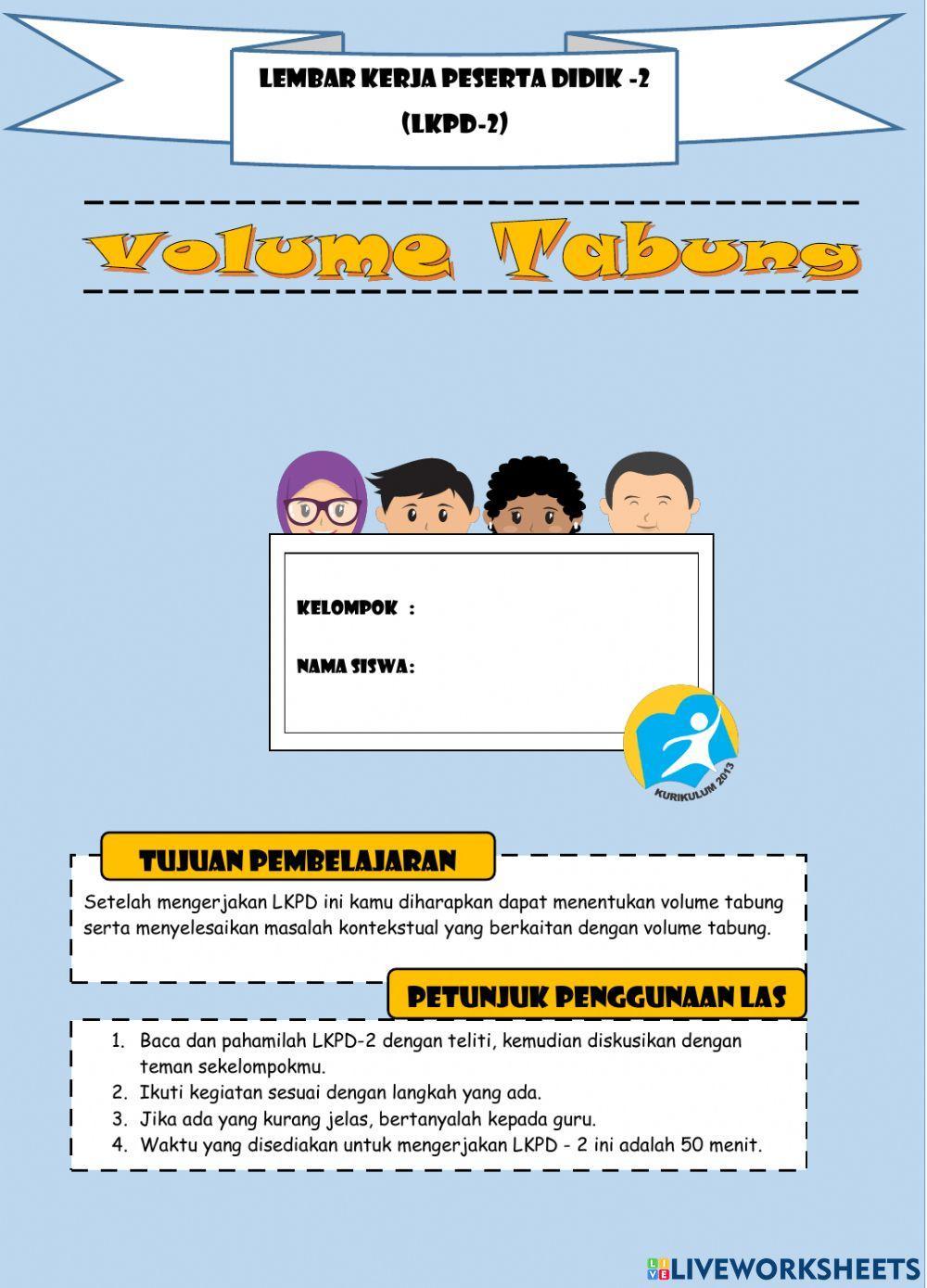 LKPD 2 (Volume Tabung)