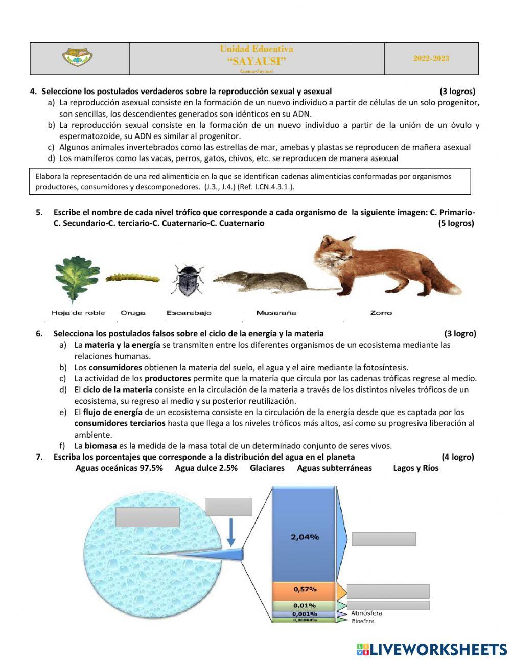 Diagnóstico Ciencias Naturales9