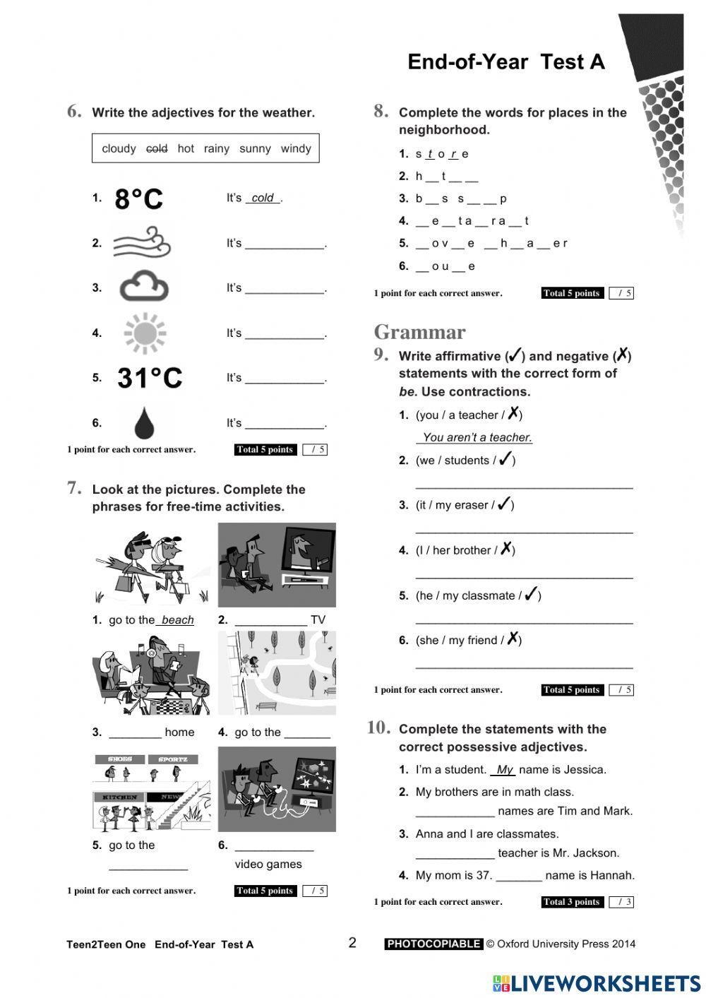 Teen2teen One - end therm
