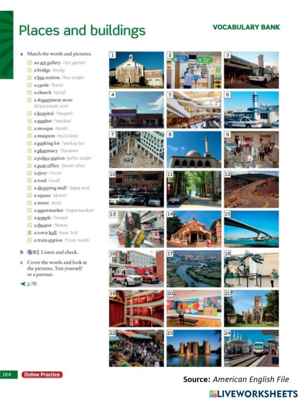 Places and Buildings