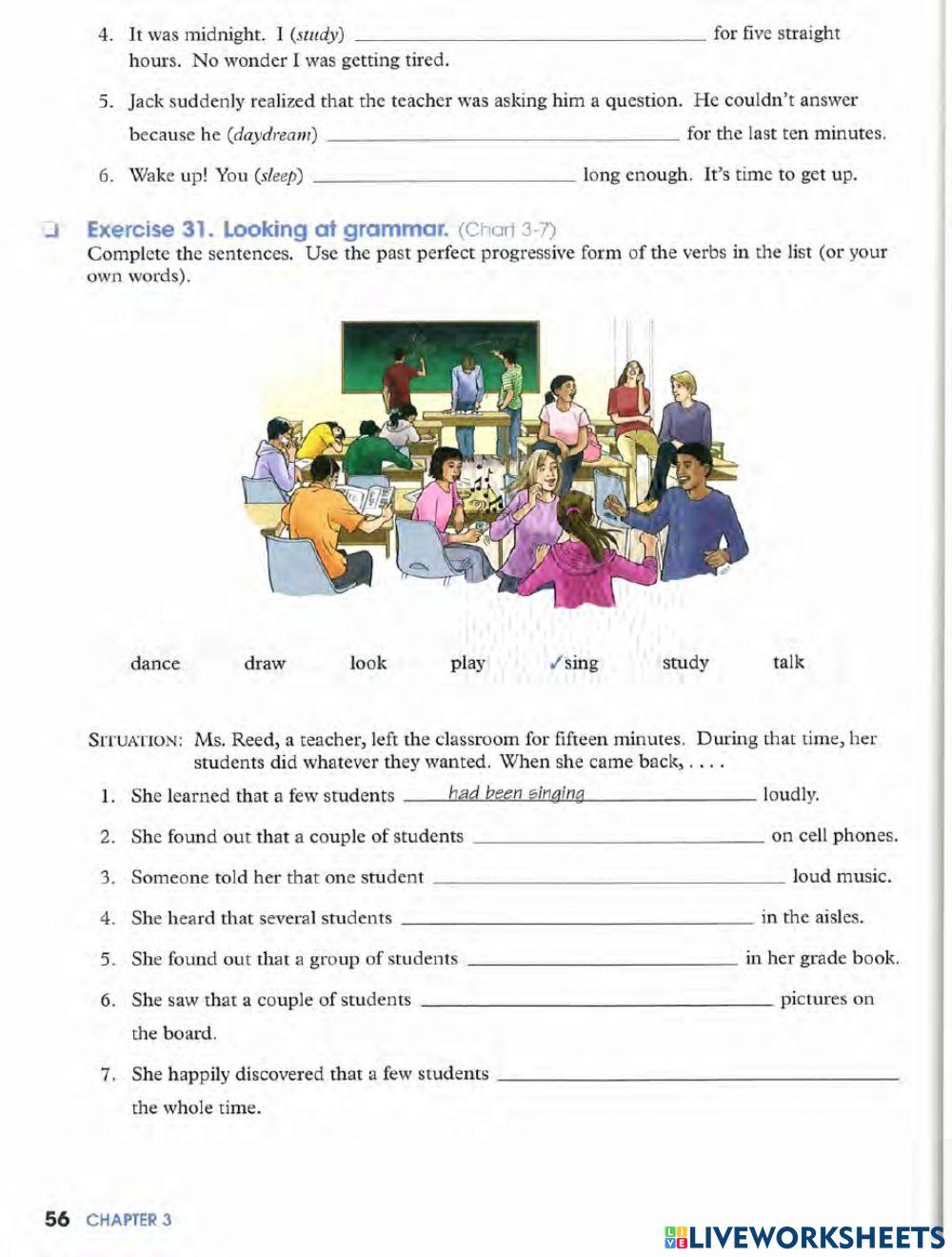 Past Perfect vs Past perfect Progressive