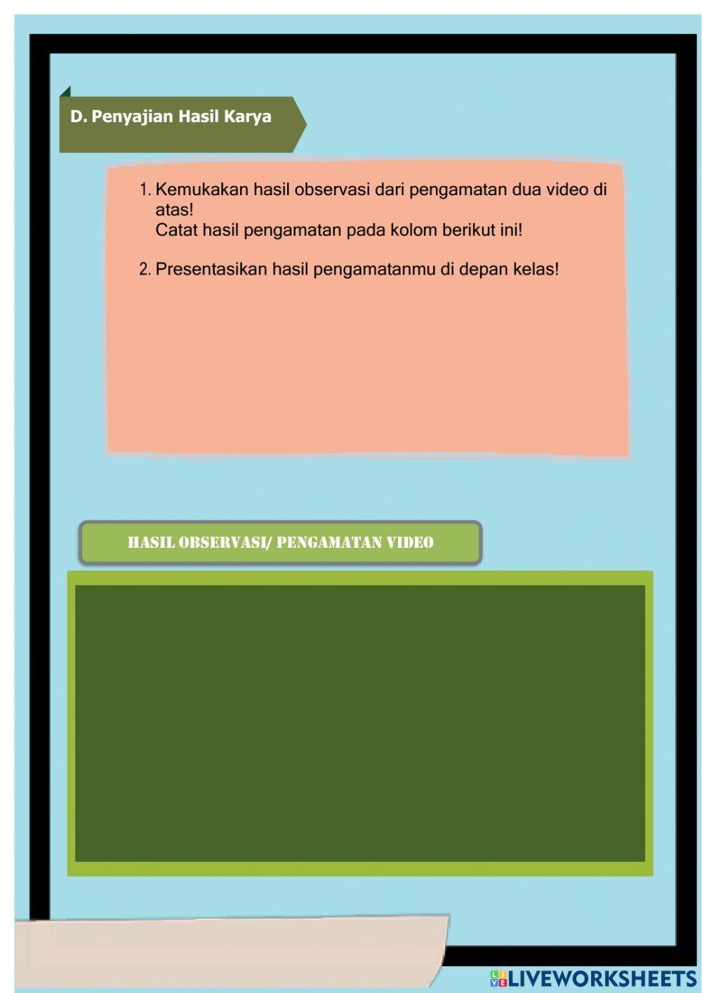 LKPD Interaksi Mahluk Hidup