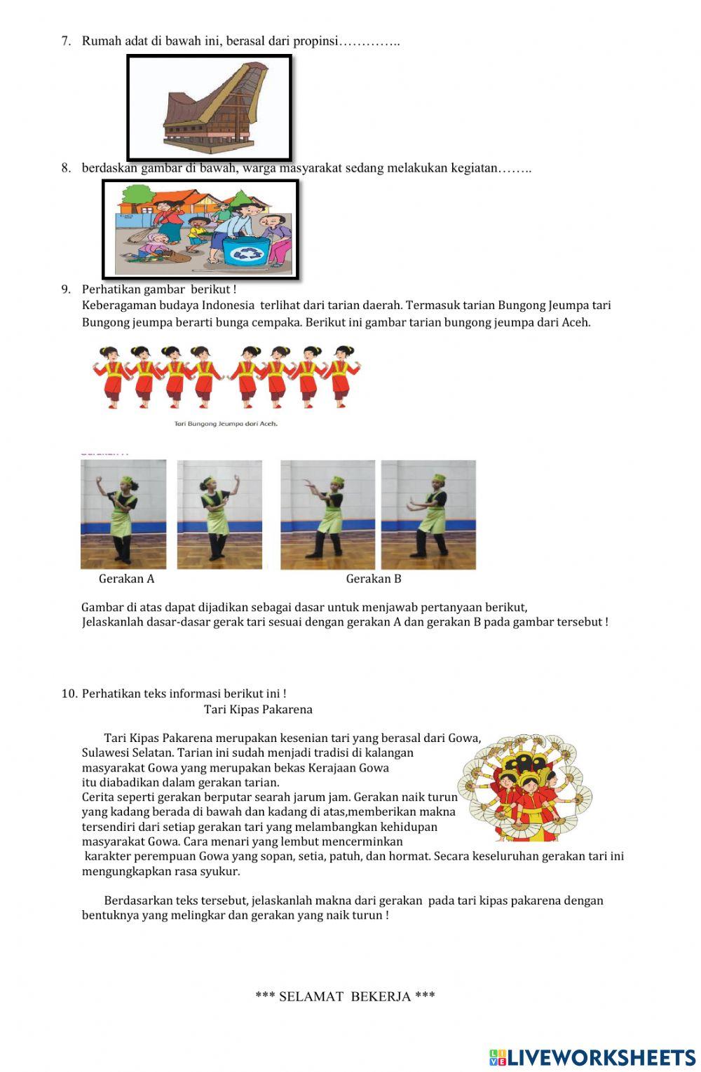 Soal pts kls 4 tema 1 sdn 94