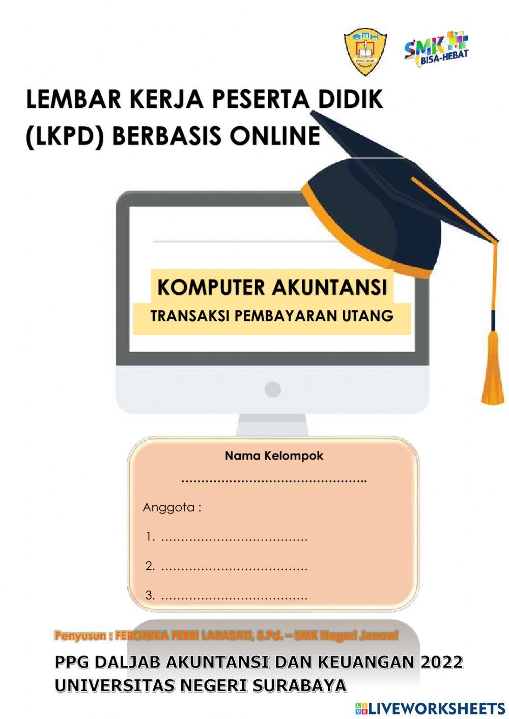 LK 1 - Komponen Bukti Kas Keluar