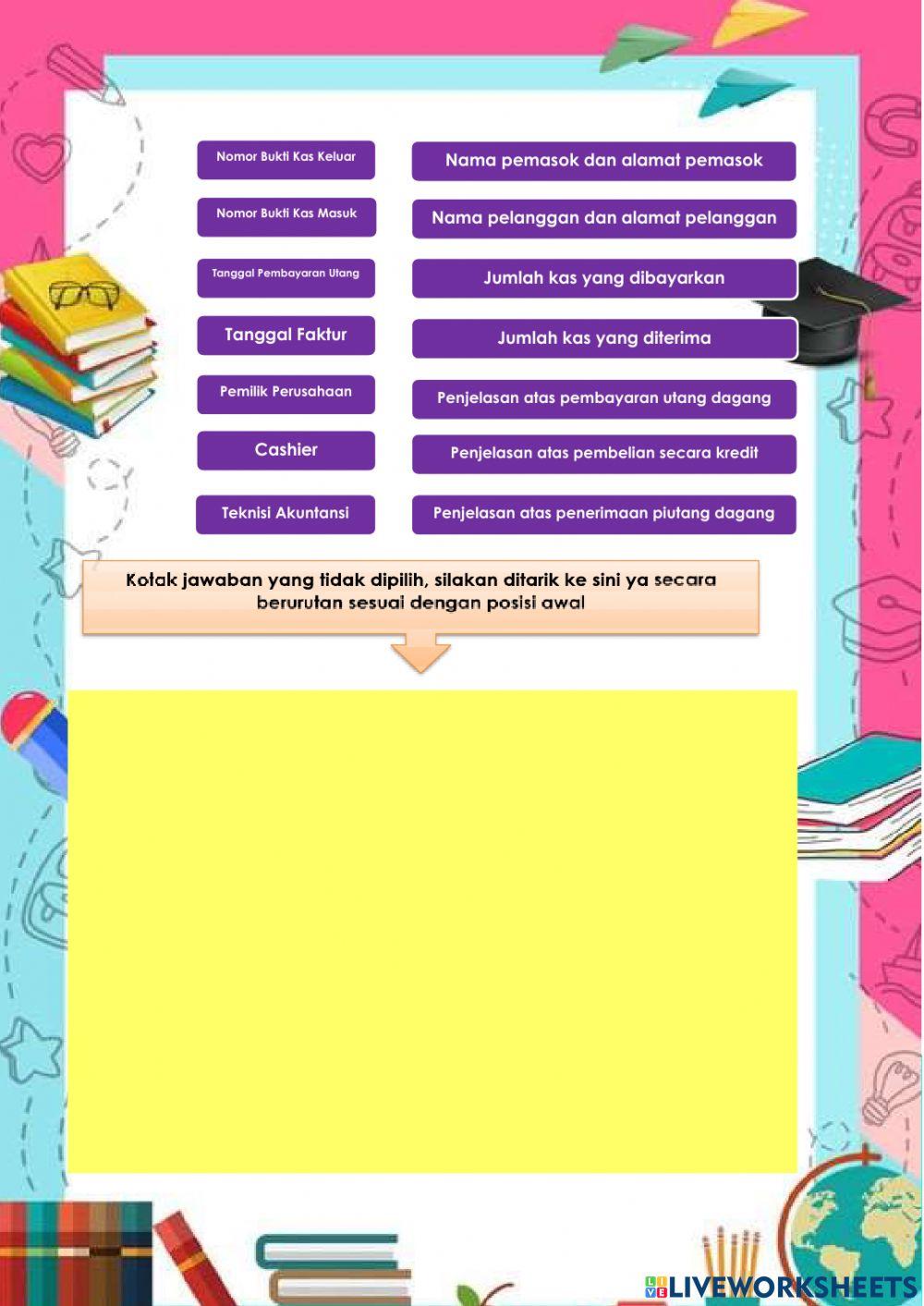 LK 1 - Komponen Bukti Kas Keluar