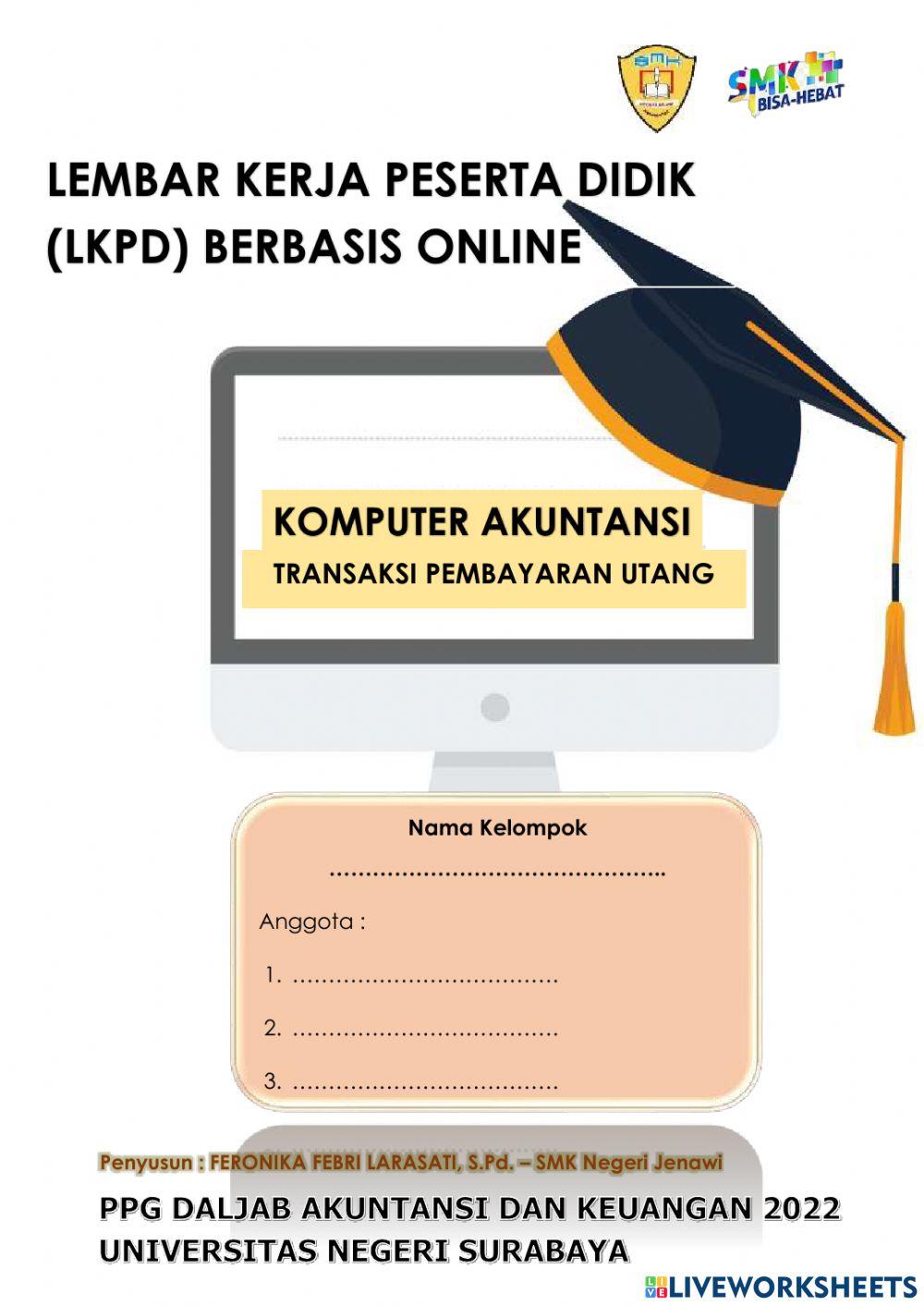 LK 2 -Jenis Transaksi Pembayaran Utang