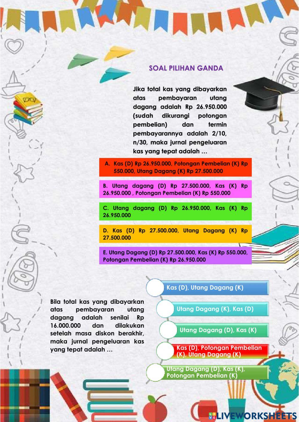 LK 2 -Jenis Transaksi Pembayaran Utang