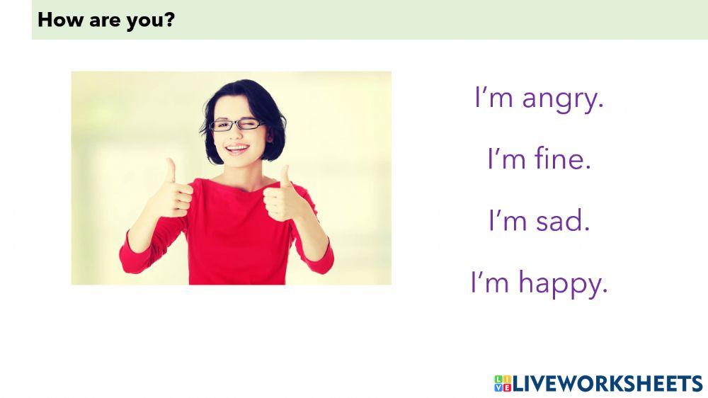 L3 - A20 - Feelings, How are you, Reading