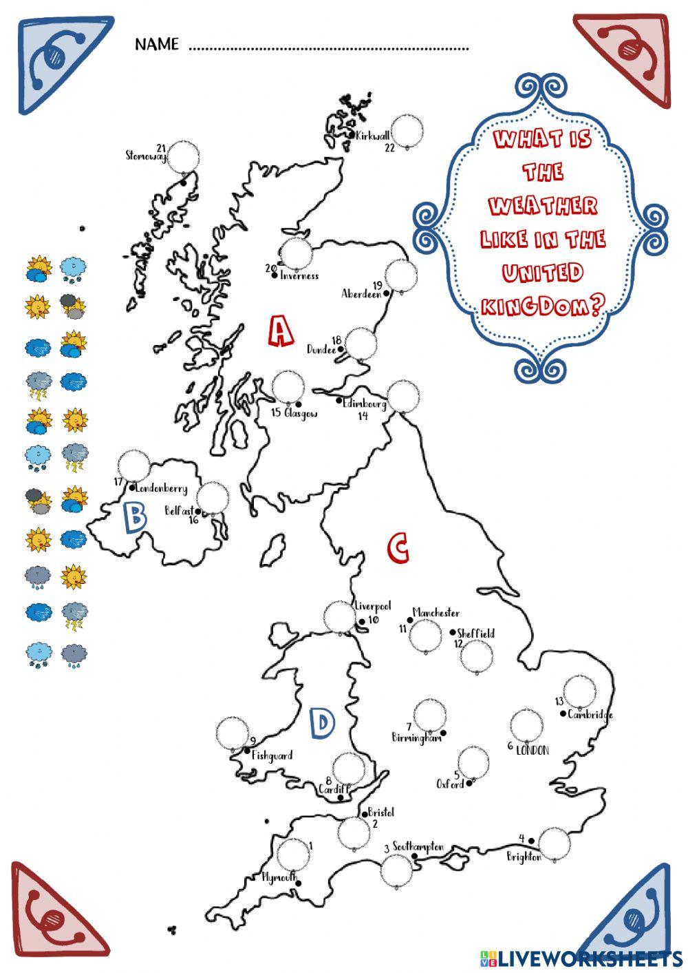 The weather in the uk