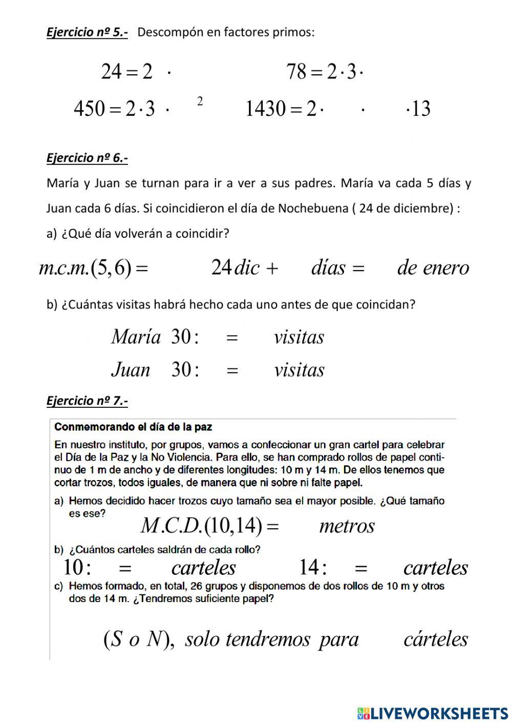 1er.CICLO ESO-DIVISIBILIDAD