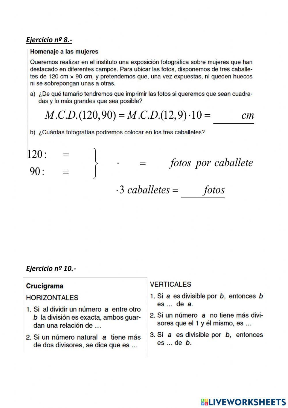 1er.CICLO ESO-DIVISIBILIDAD