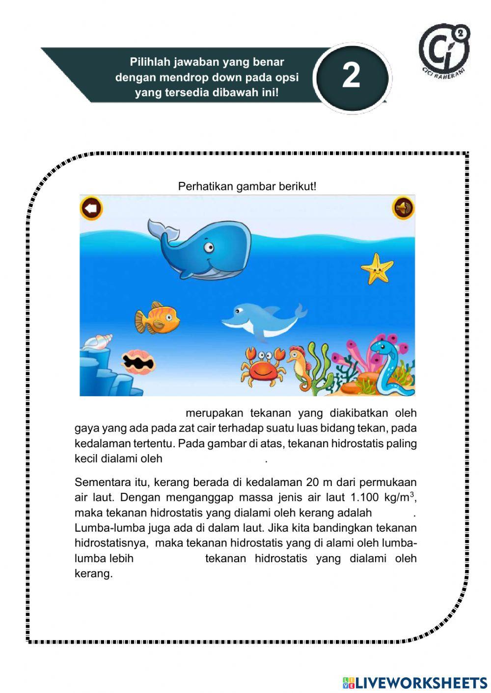 Lembar kerja siswa - fluida statis