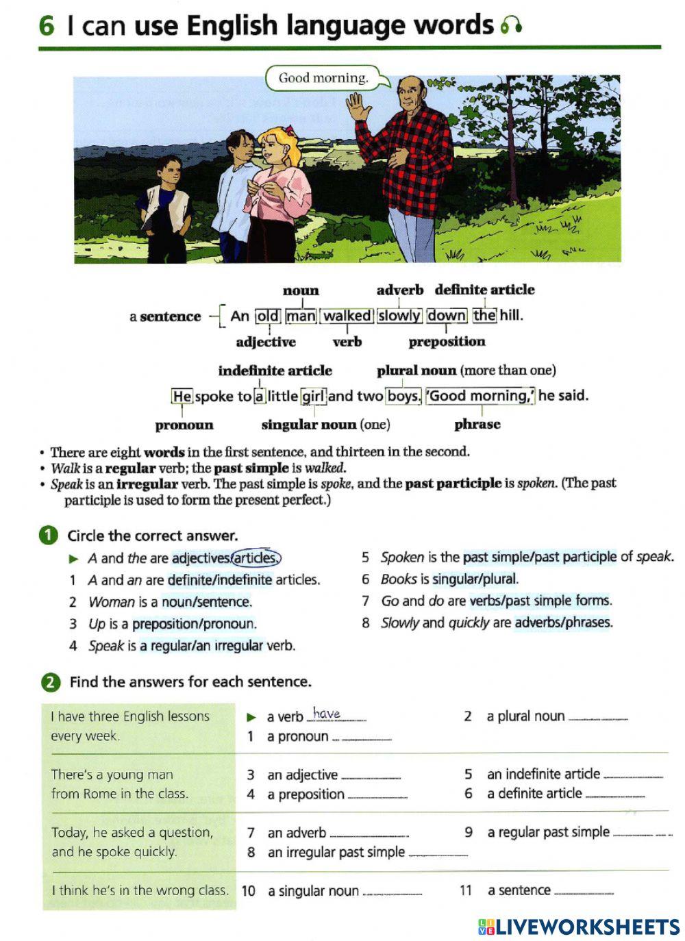 Basic Vocabulary-6 Language words