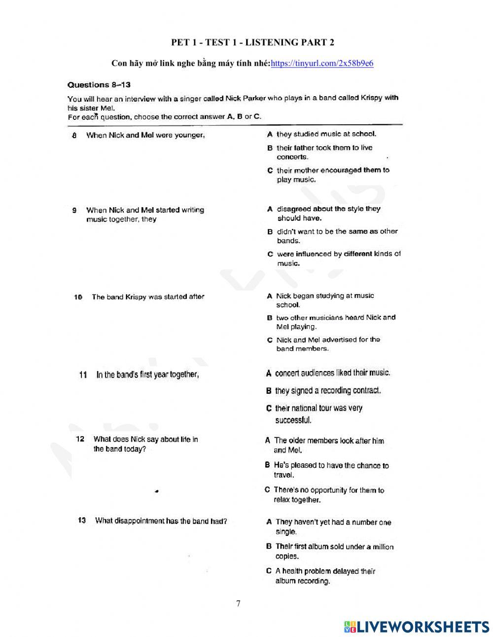 Foreign Teacher - S7 - Week 5 - U2 - Vocabulary 2