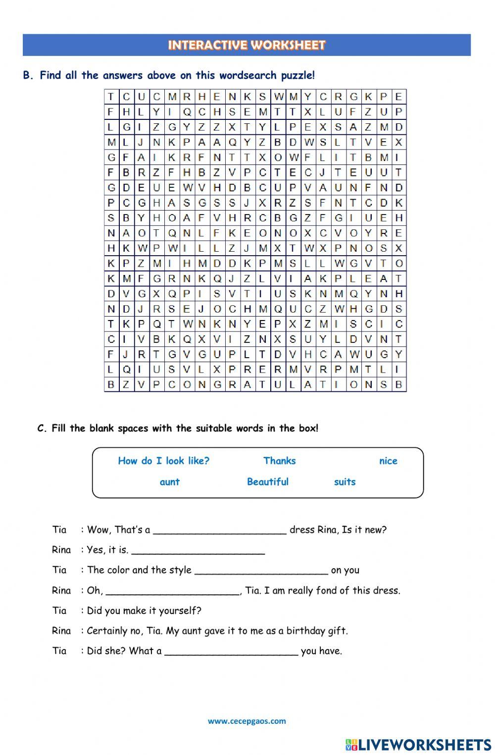 LKPD Interaktif Bahasa Inggris Tentang Mid Term 1 Review
