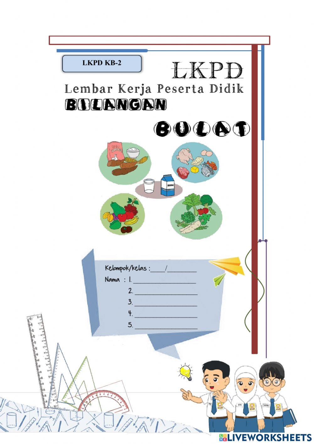 LKPD Bilangan Bilangan Bulat (AKG)