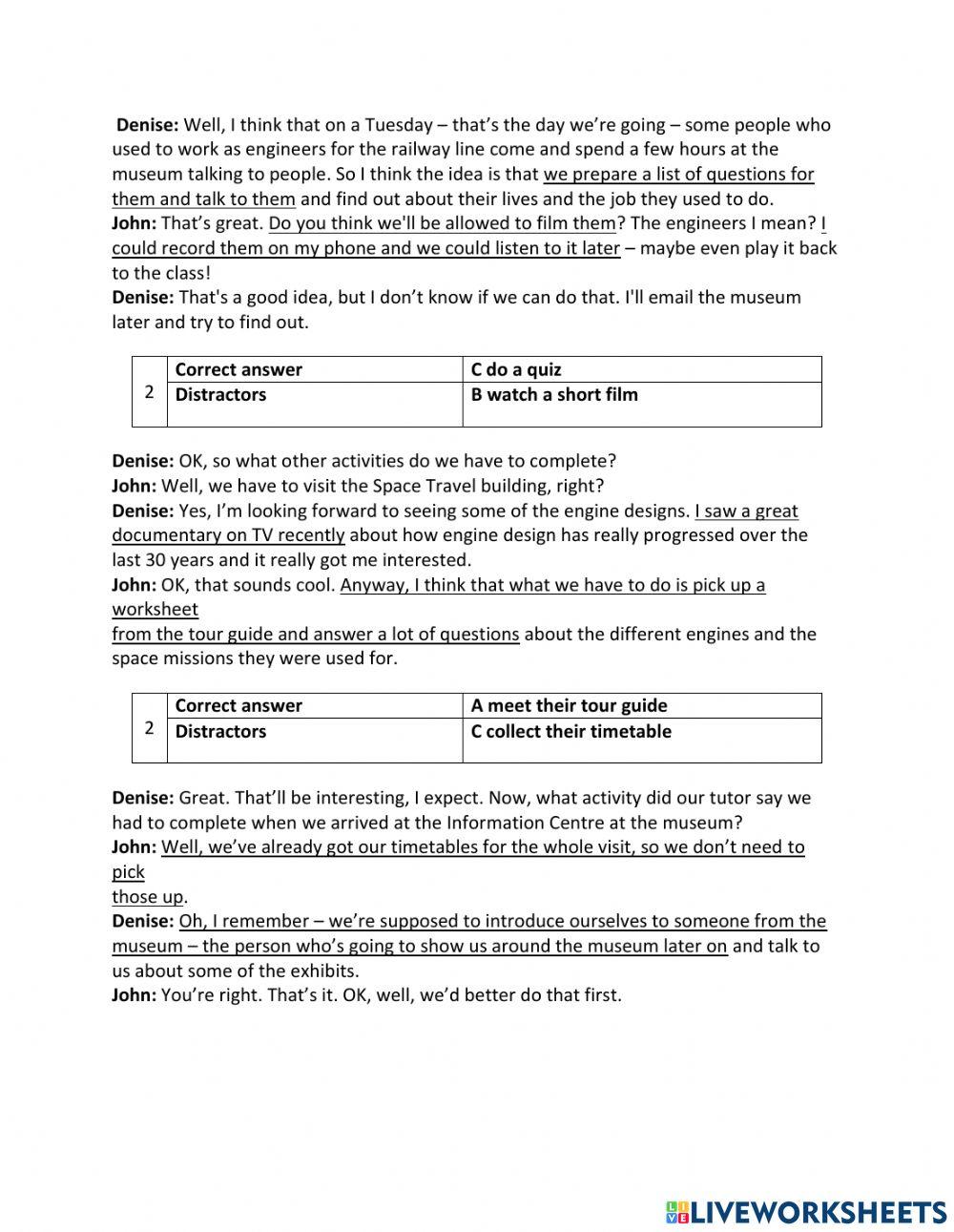 IE1, Unit 4, Listening, Exercise 5