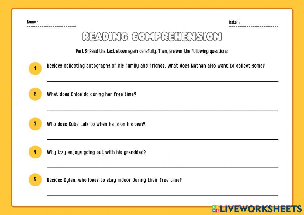 Reading Comprehension - Weirdest Hobby! 2