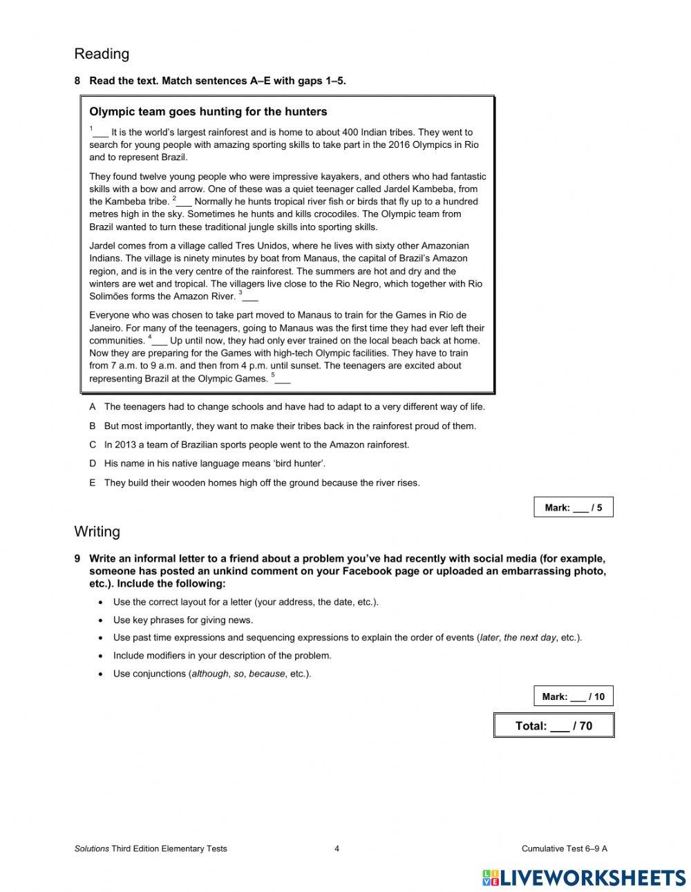 Revision EleMENTARY 6-9