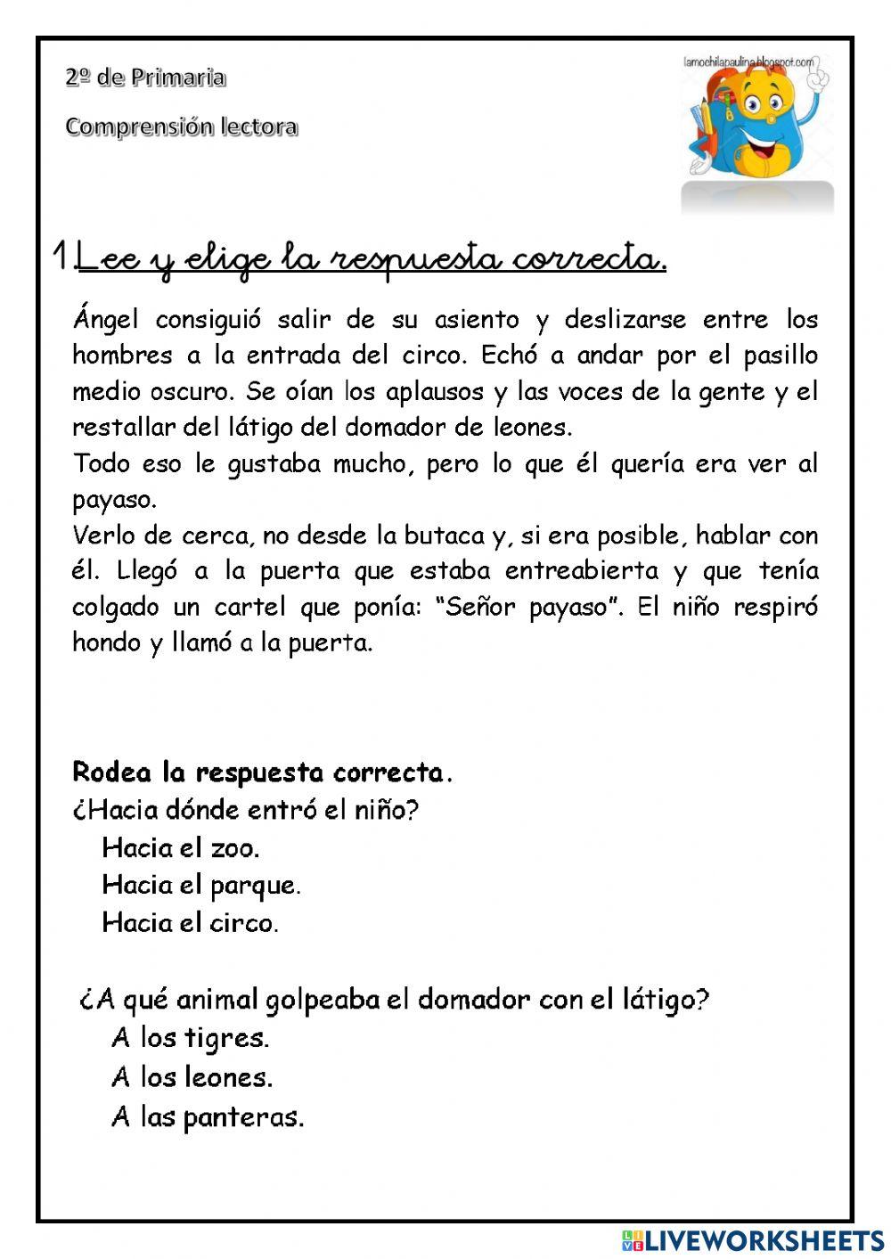 Comprensión lectora