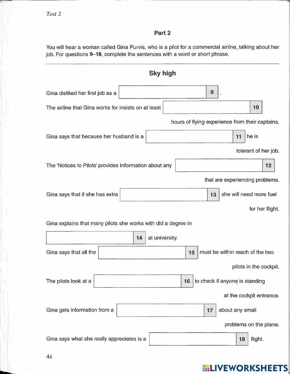 B2 Listening Mock Test