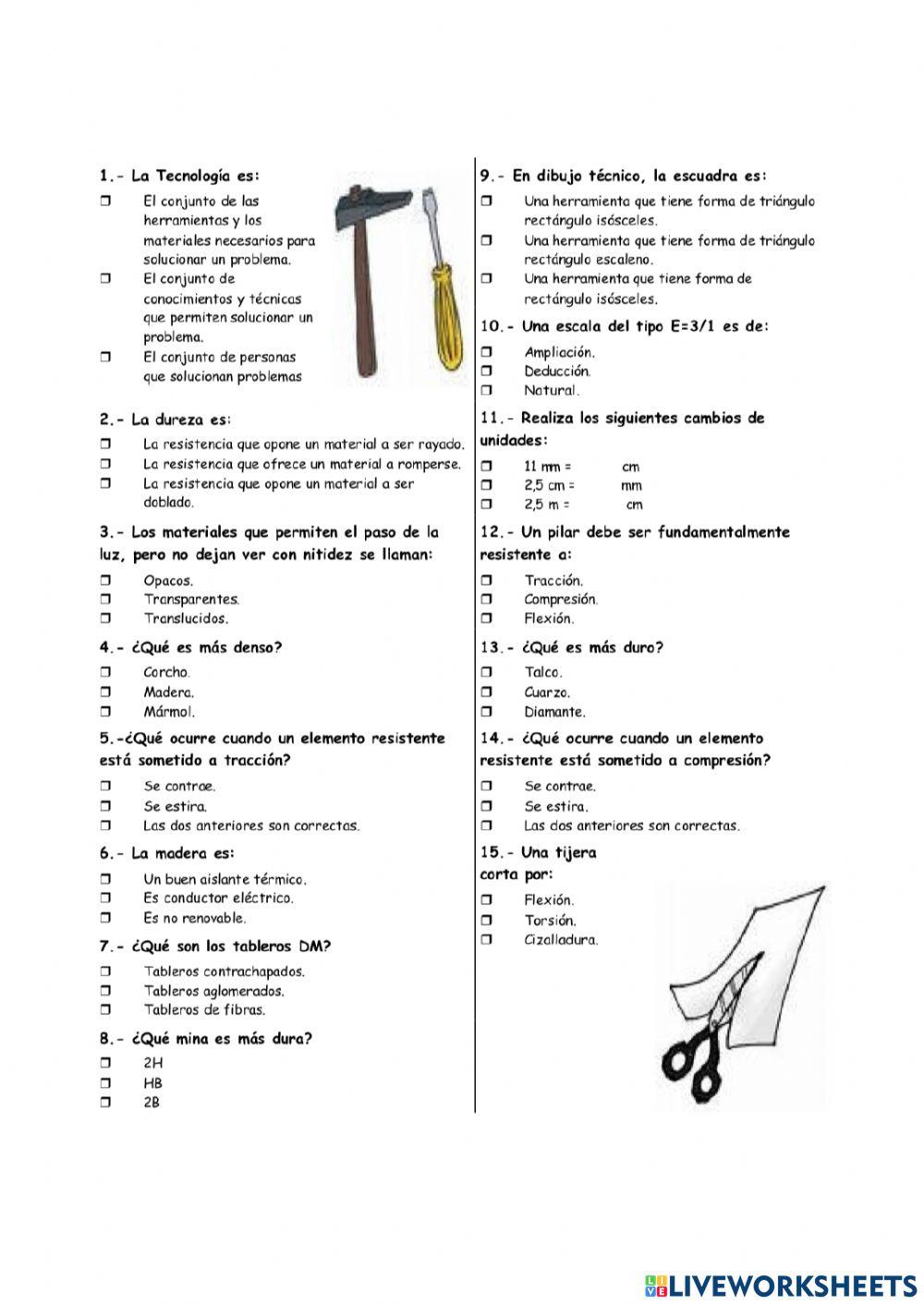 PRUEBA INICIAL 1º ESO