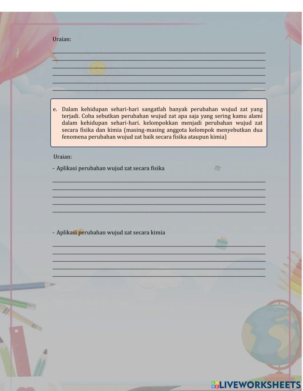 Perubahan wujud zat ppl 2