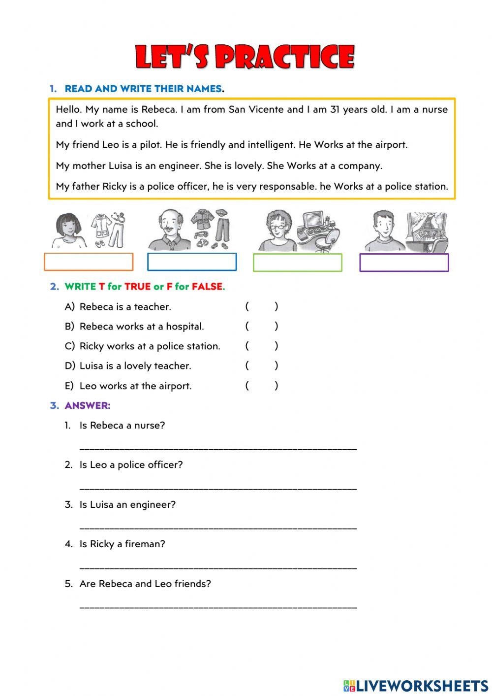 Occupations practice