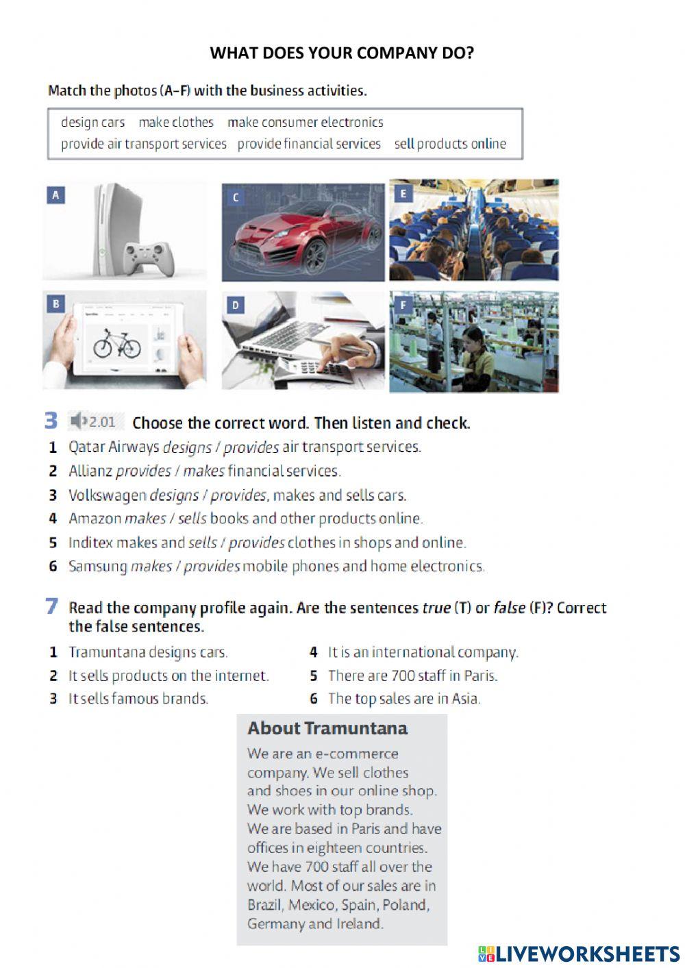 What does your company do?