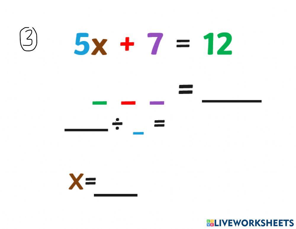 Two Step Linear Equalities