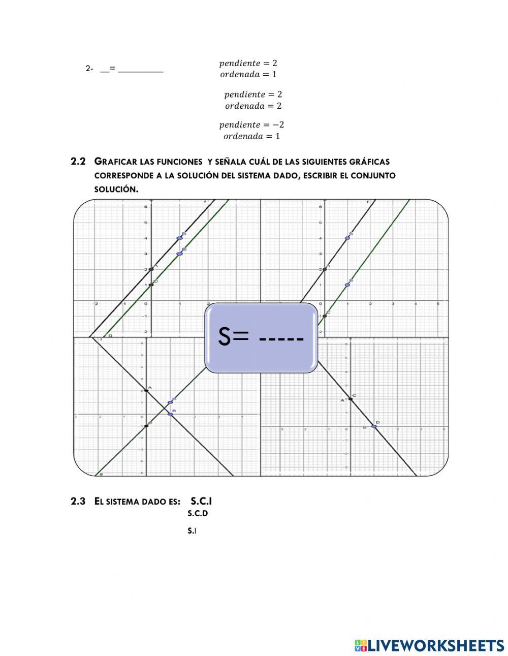 Sistemas de Ecuaciones Lineales