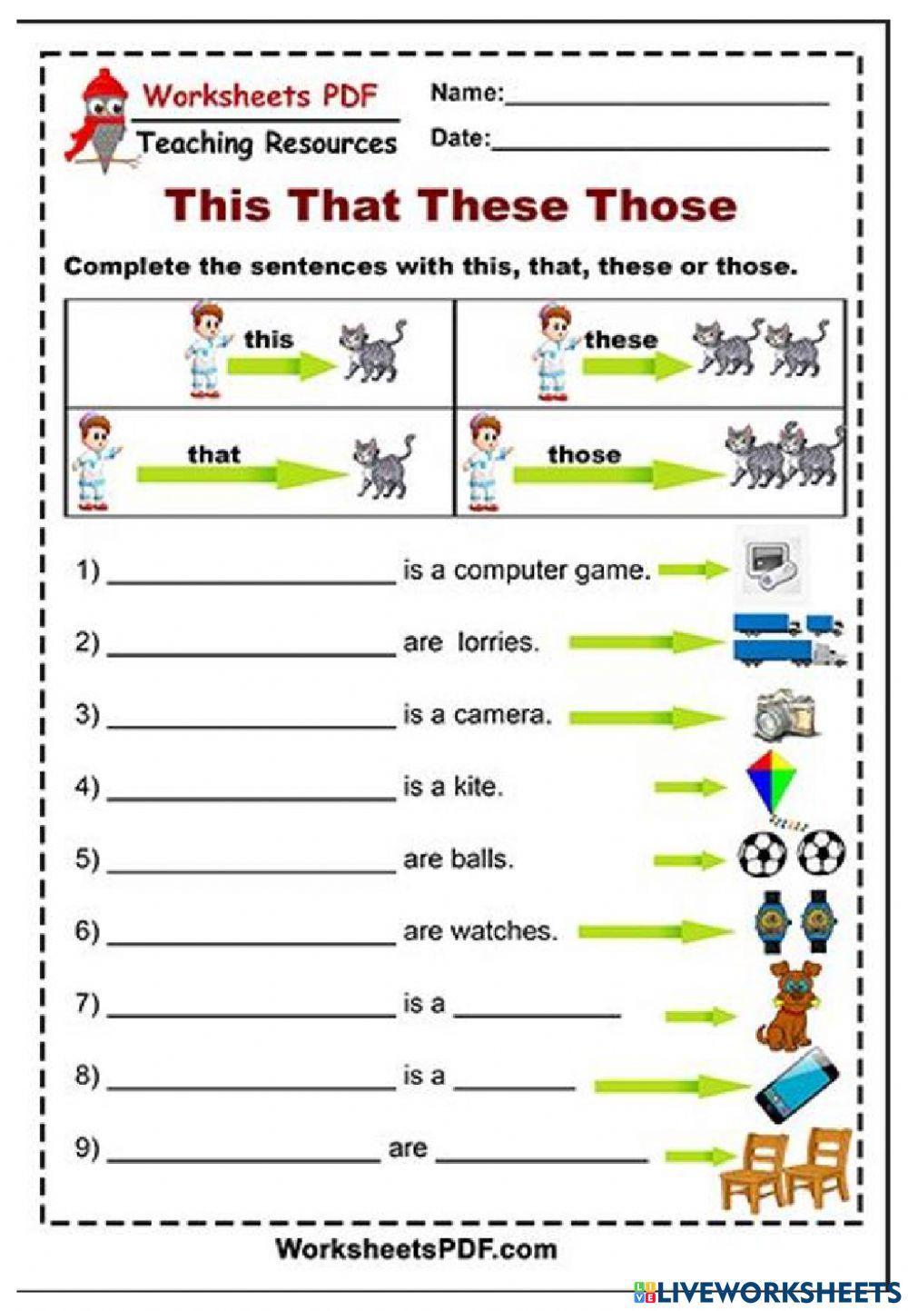 This,That,These,THose