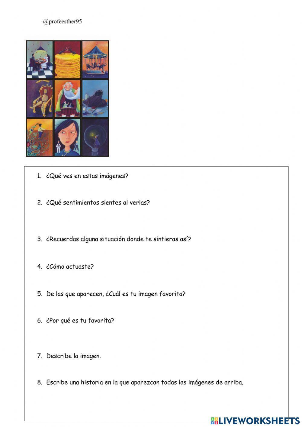 Escritura creativa con cartas