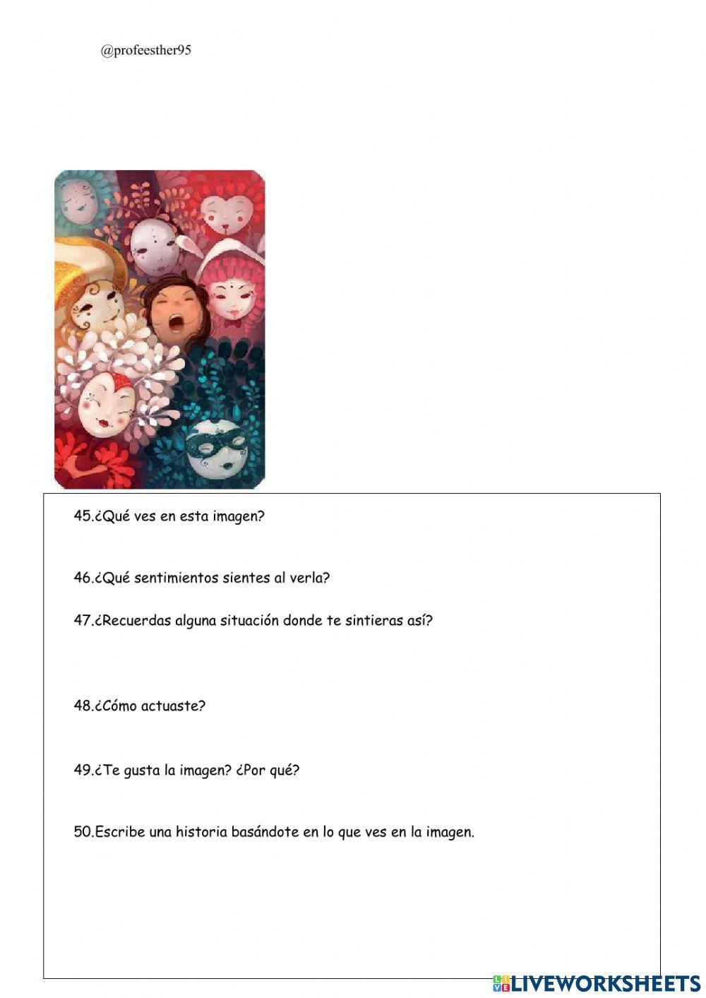 Escritura creativa con cartas