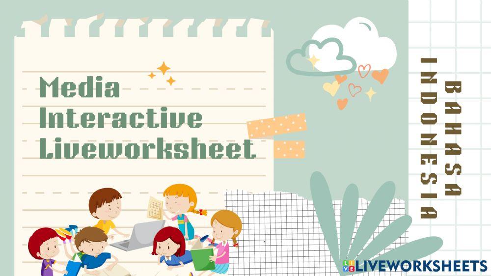 Media Interactive Liveworksheet