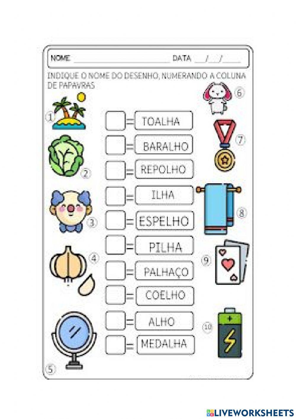 Sílabas complexas lh