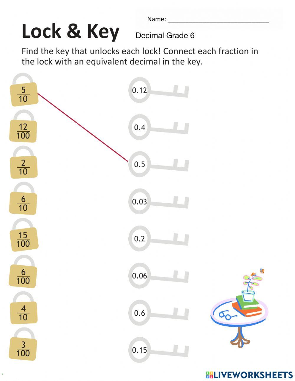 Math Grade 6 online exercise for | Live Worksheets