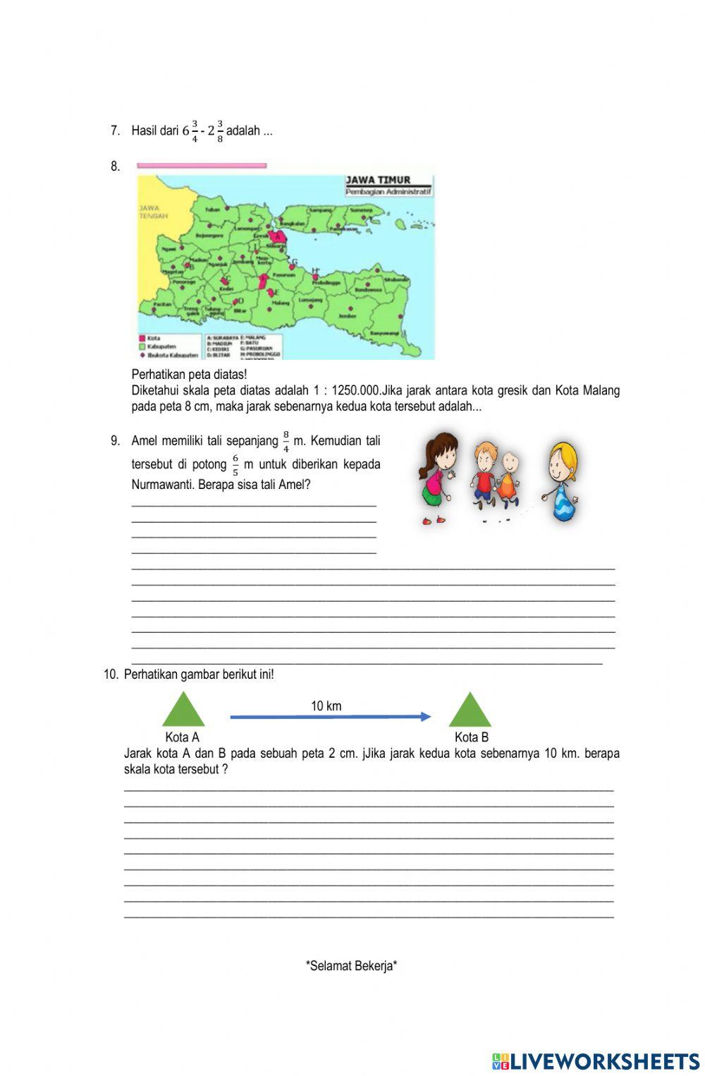 Soal pts matematika kelas 5