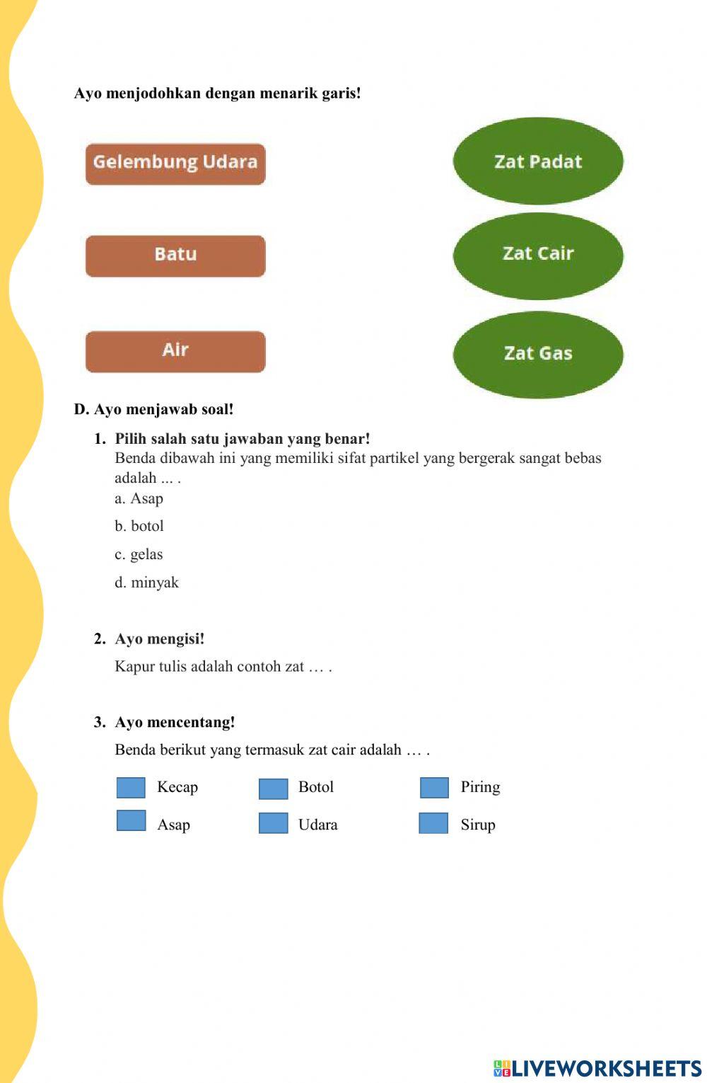 Lkpd-ipas kelas 4-zat