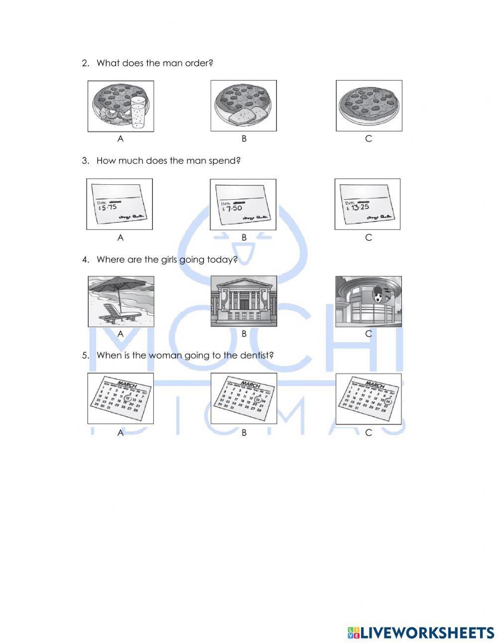 A2 - Listening Test pt. 1 