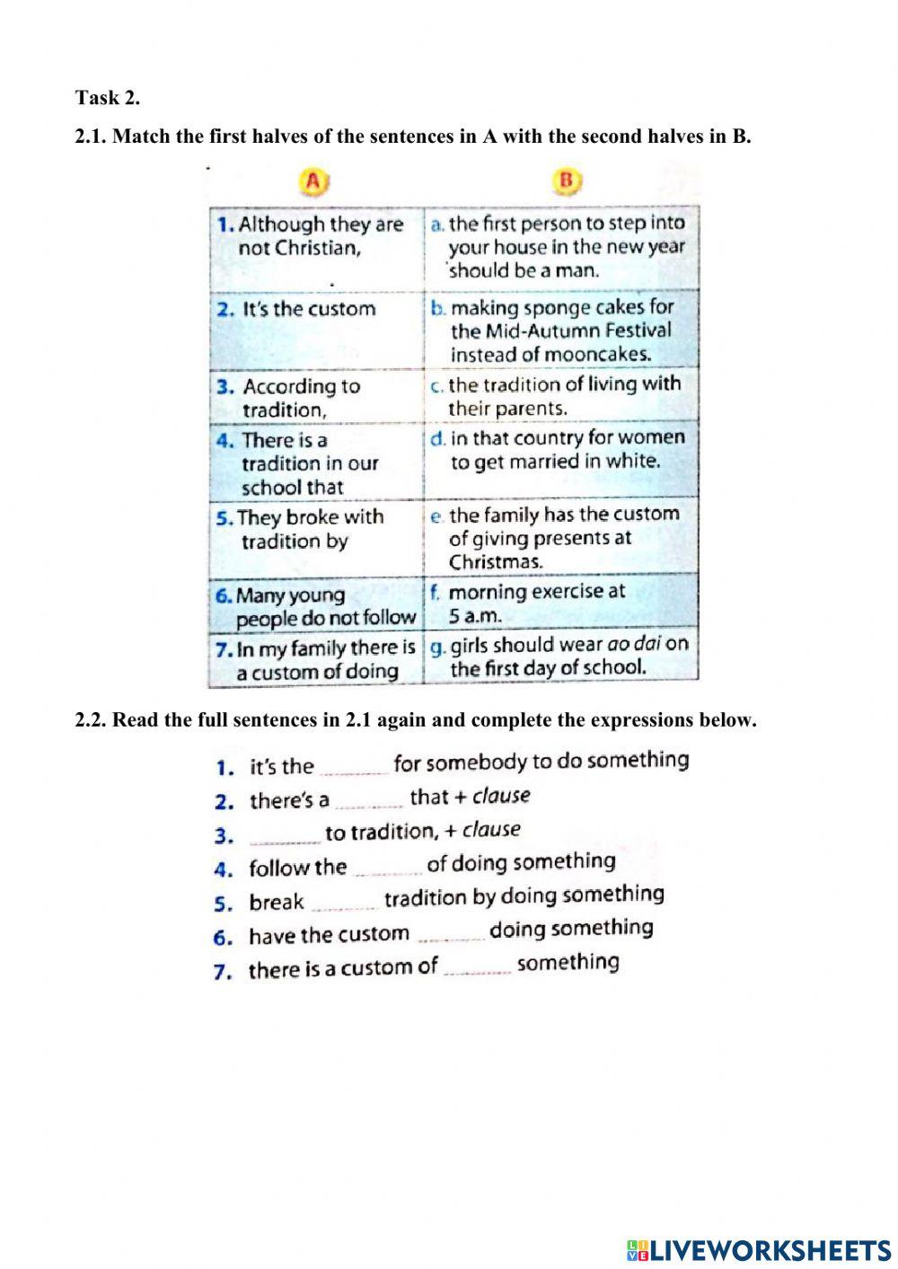 English 8 - Unit 4 - Vocabulary