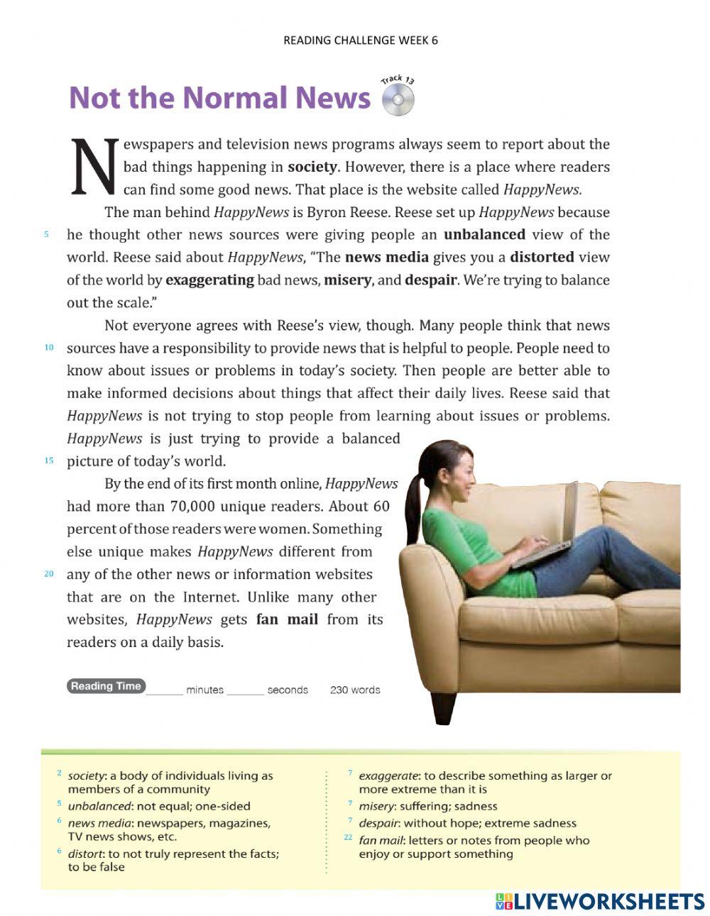 Reading challengeweek 6