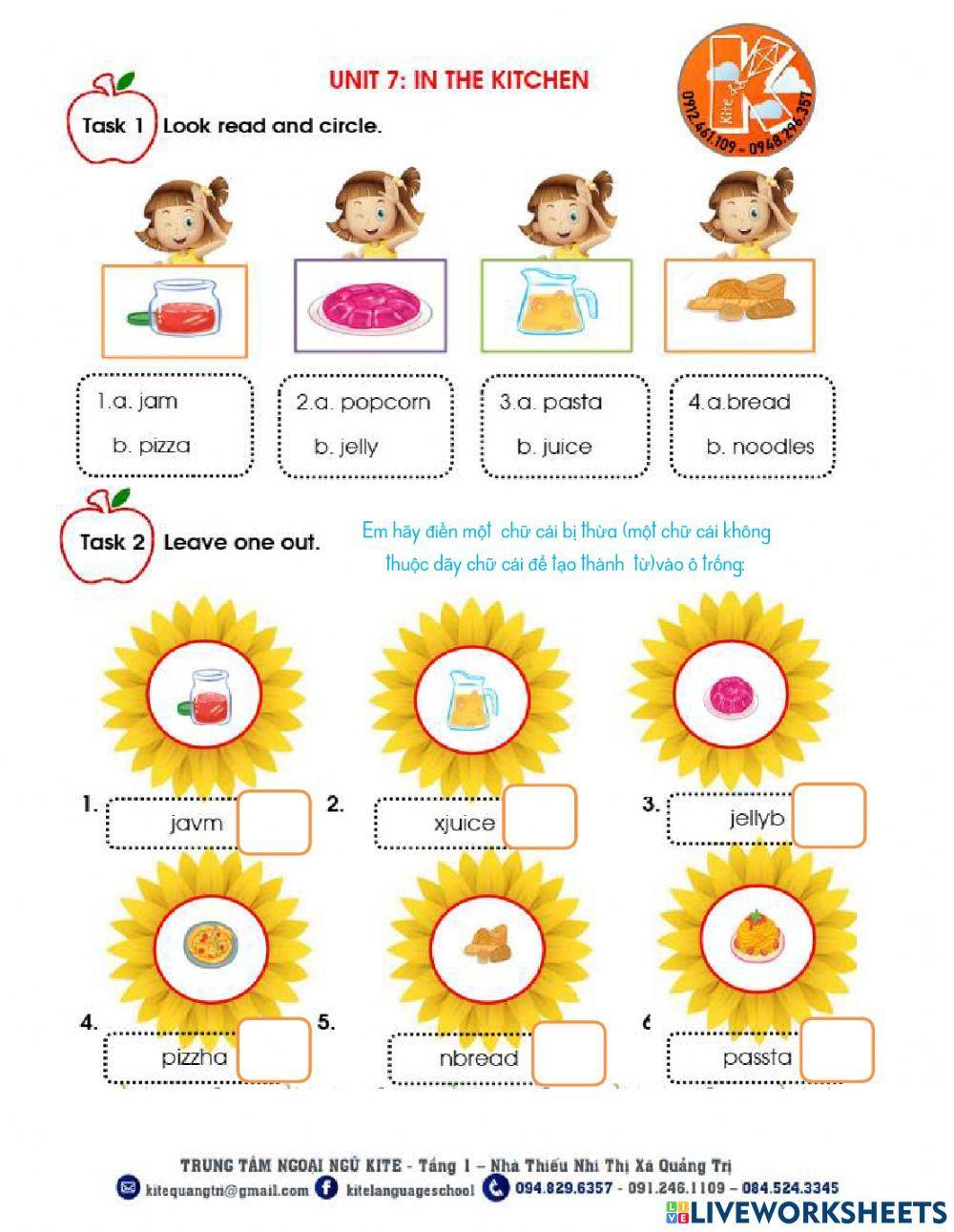 UNIT 7 IN THE KITCHEN -BTTA2 p2