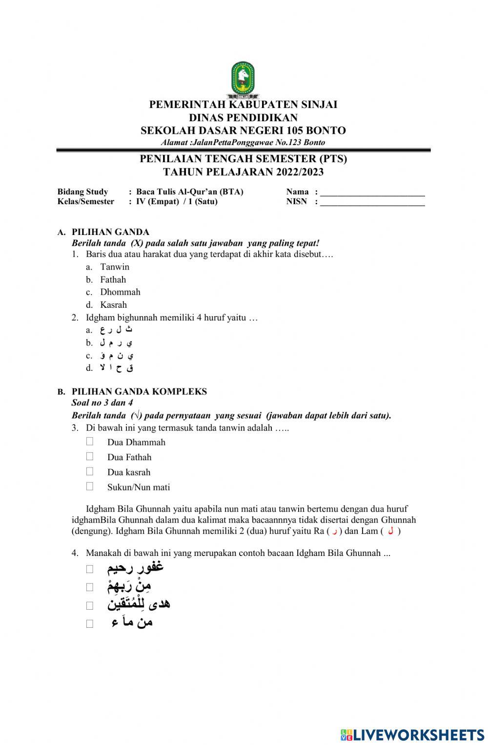 Pts bta sdn 105 bonto
