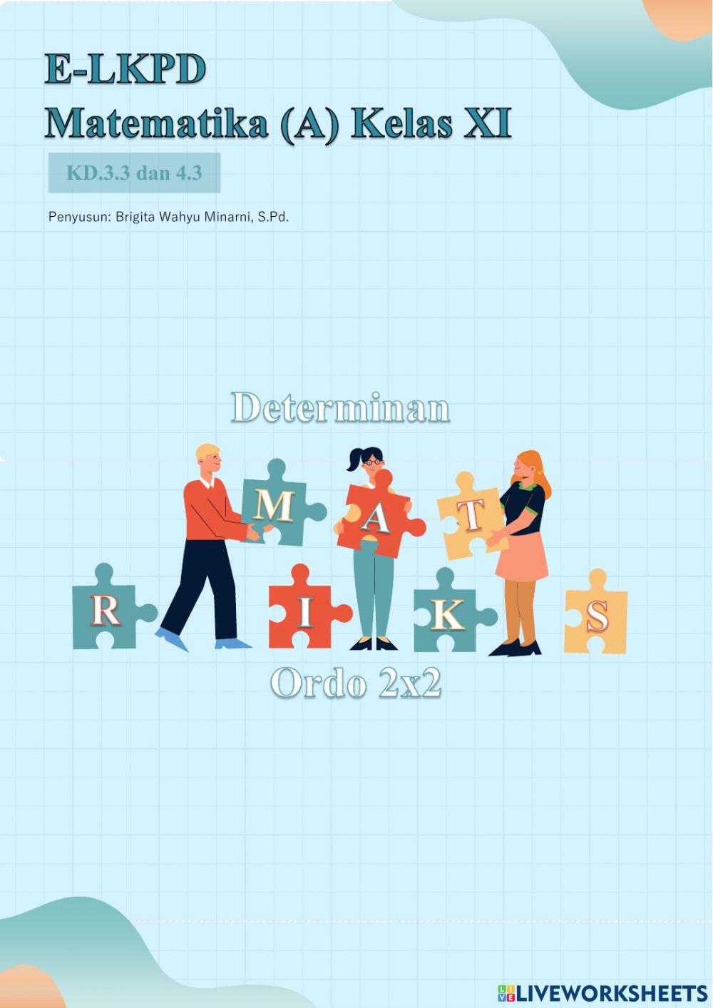 Determinan Matriks Ordo 2x2